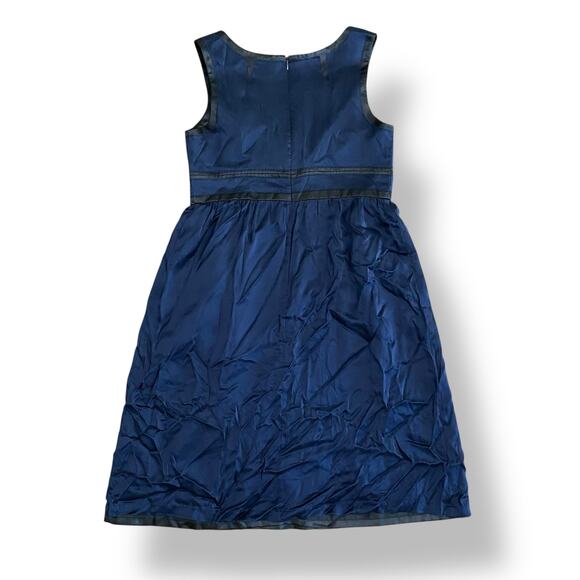 Proenza Schouler for Target Silk Charmeuse Midi Dress Size 5 Juniors Navy Black‎ - Picture 5 of 9